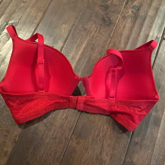 Calvin Klein Red Push Up Bra. 34D. - Picture 2 of 8